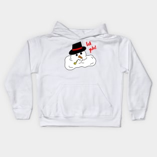 Yolo snowman Kids Hoodie